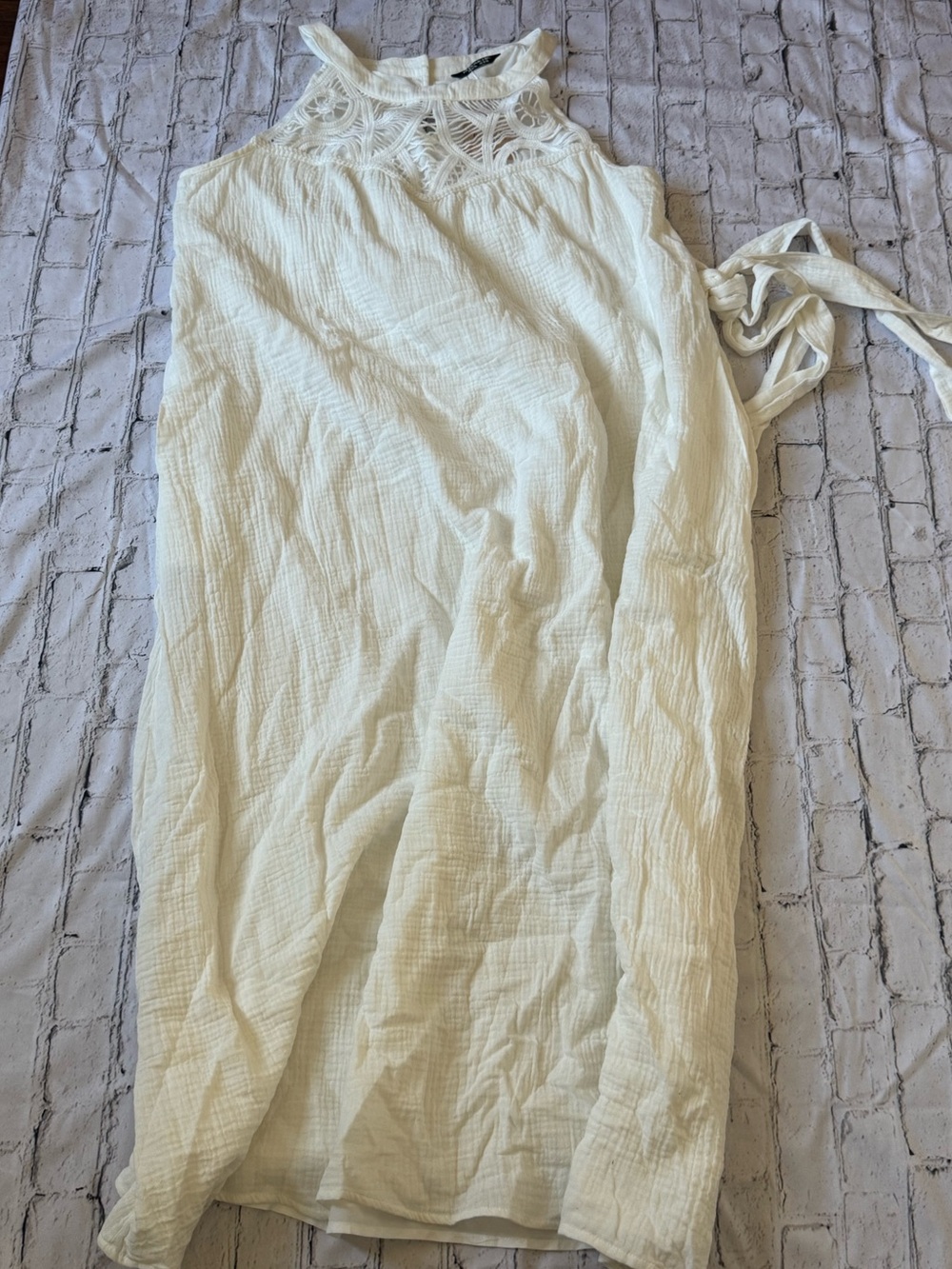 Cream colored dress